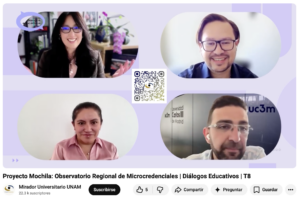 Proyecto MOCHILA participa en diálogo regional sobre el Observatorio de Microcredenciales