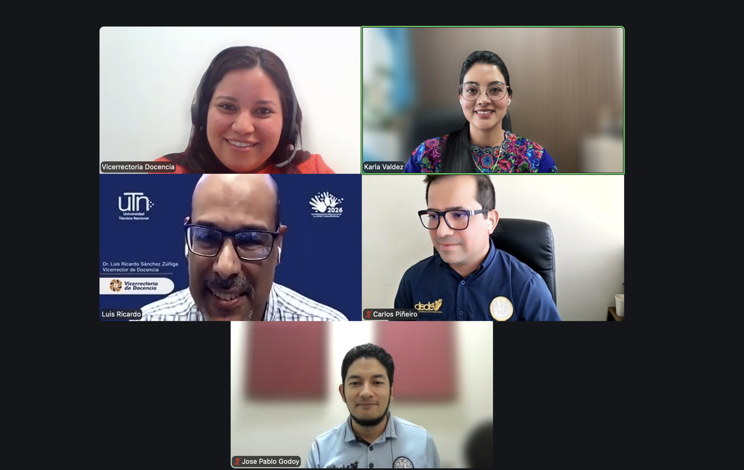 USAC y UTN de Costa Rica intercambian experiencias sobre implementación de microcredenciales