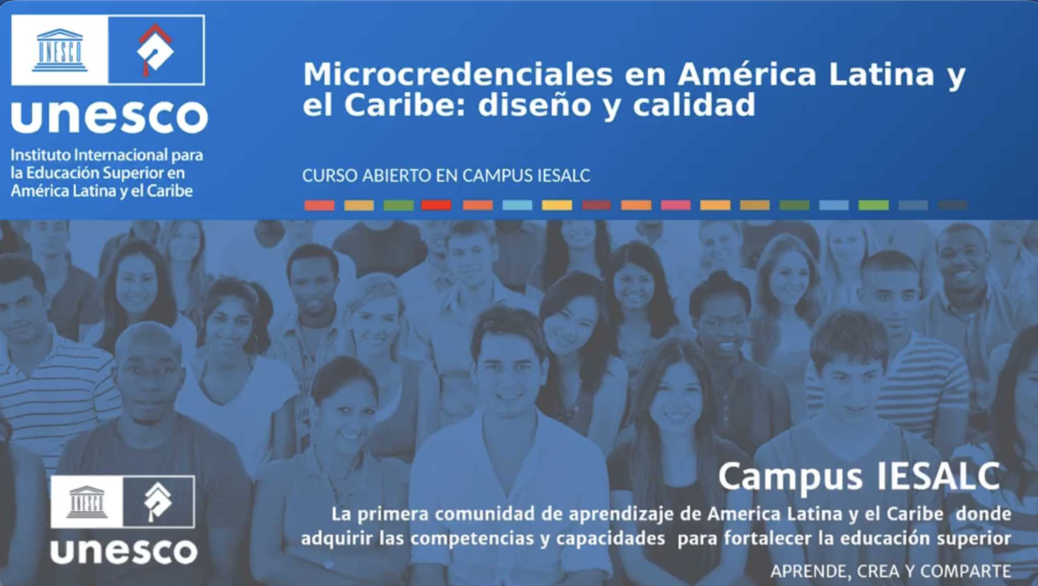 Aportes del Proyecto MOCHILA al curso de microcredenciales de UNESCO IESALC